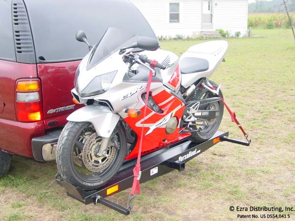 Loading Motorcycle onto VH-SPORT Carrier